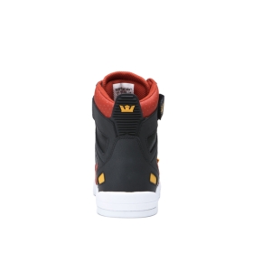 Mens Supra High Top Shoes BREAKER Black/Bossa Nova/Golden/white | AU-53287